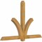 Ekena Millwork Redmond Rough Sawn Timber Gable Bracket, Western Red Cedar, 72"W x 48"H x 4"D x 4"F, 16/12 Pitch GBW072X48X0404RED00RWR - alternate 5